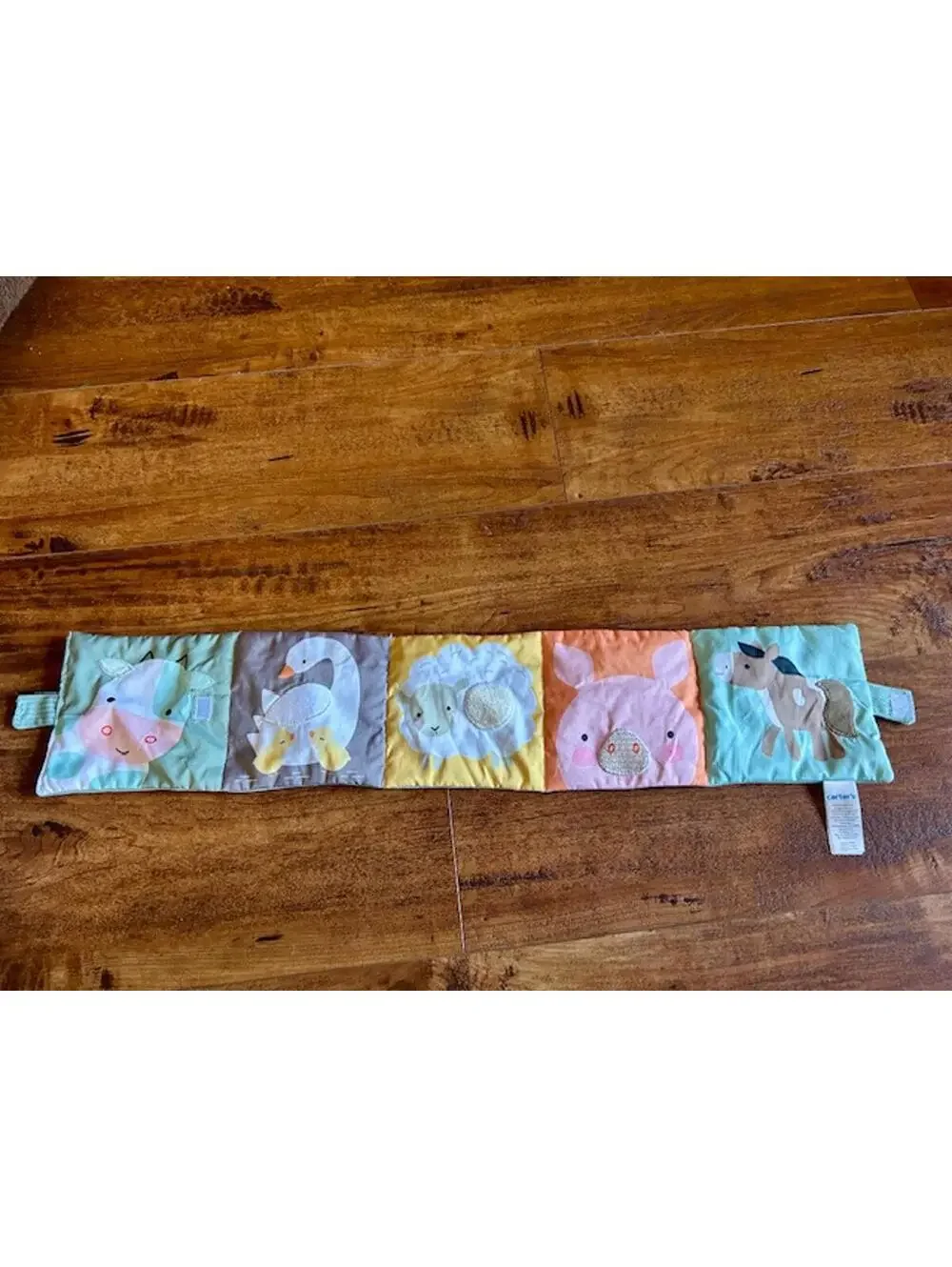 Carter's Baby Soft Fabric Activity Toy with Animal Designs